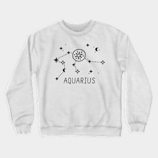 Aquarius Astrology sign Crewneck Sweatshirt